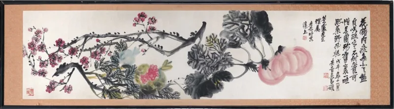 Plum Blossom and Garden Harvest
