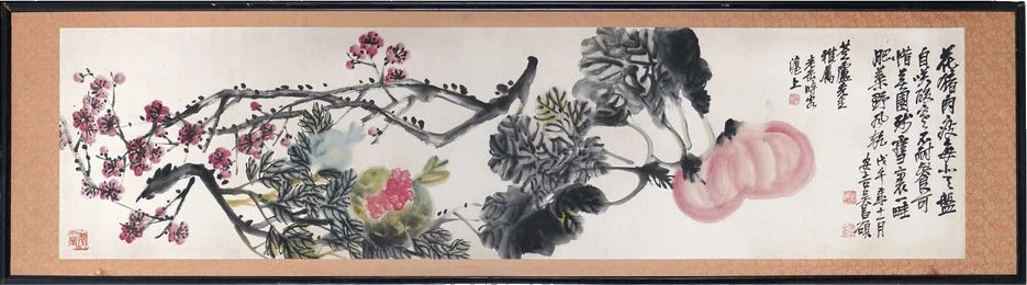 Plum Blossom and Garden Harvest